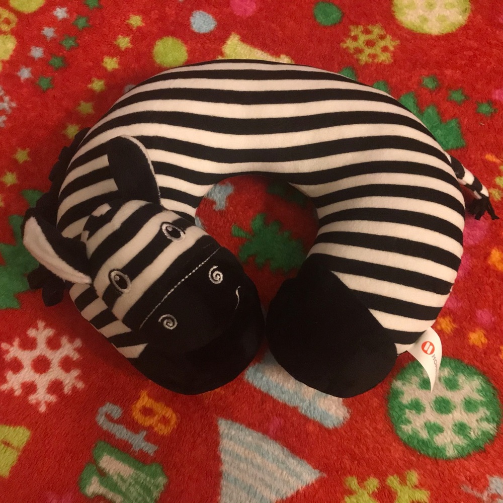 Kids Zebra Neck Travel Pillow
